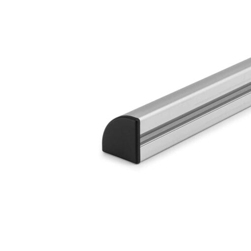 Plastic End Cap - 40 Series - 40x40 - 90 Degree Radius On The End Of Aluminium Extrusion