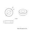 Technical Drawing Of Aluminium Spacer - 5mm - 3mm