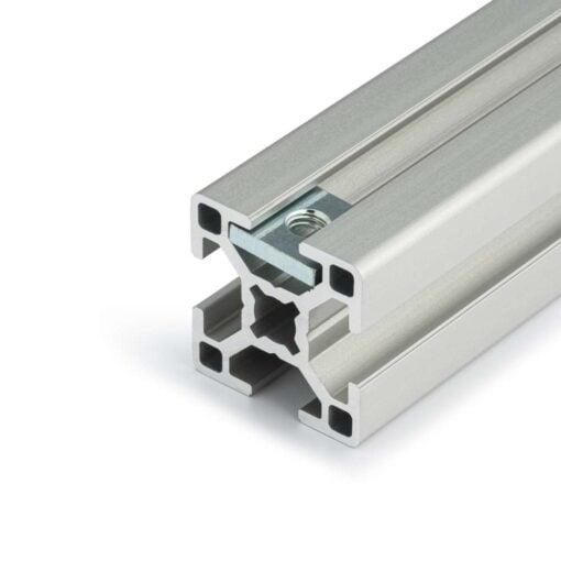 Flat Nut - T-Slot - 45 Series - M5 Inside Aluminium Extrusion