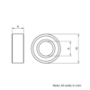 Technical Drawing Of Mini Wheel Bearing