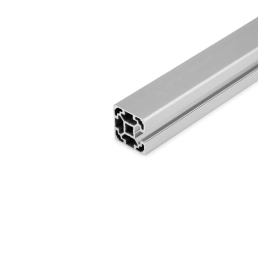 1 x Aluminium Extrusion Profile - T-Slot - 40x40mm - 1 Slot - Silver - Cut to Size