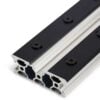 2 x MotionRails fixed to a piece of 20x60 T/V-Slot Extrusion