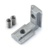 1 x Heavy Duty Inner Link Connector - Butt - Outside - 40 & 45 Series - With Fixings