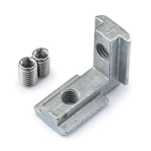 1 x Heavy Duty Inner Link Connector - Butt - Outside - 40 & 45 Series - With Fixings