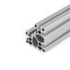 1 x Aluminium Extrusion Profile - T-Slot - 90x90mm (L-Beam) - Silver - Cut to Size