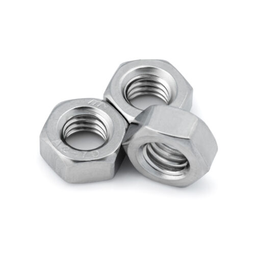 3 x Hexagon Full Nut - M4