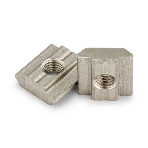 1 x Slide In Nut - T-Slot - 40 & 45 Series - M5 - Stainless Steel