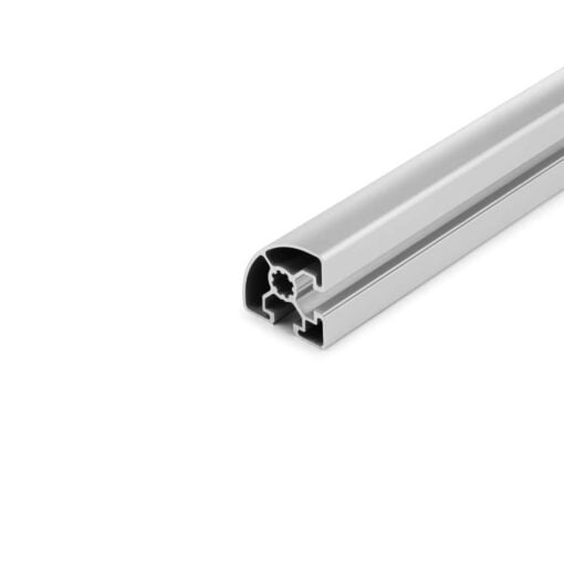 1 x Aluminium Extrusion Profile - T-Slot - 45x45mm - 90 Degree Radius - Silver - Cut to Size
