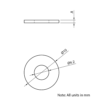 Technical Drawing Of Panel/Slot Washer - M4