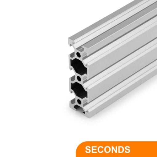 20x60 Black Aluminium Extrusion Profile
