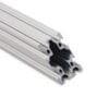 40x40 Silver Aluminium Extrusion Cut At Angle