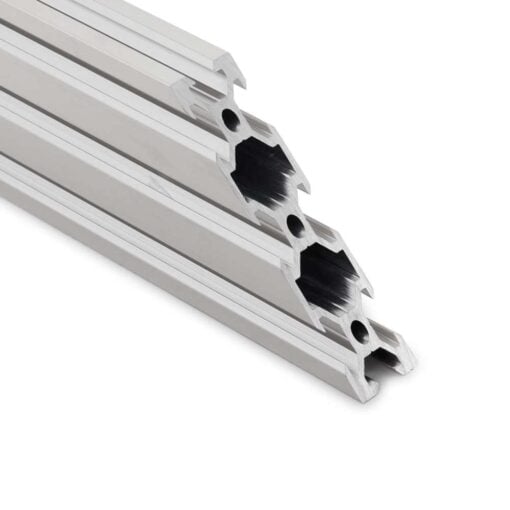20x60 Silver Aluminium Extrusion Cut At Angle