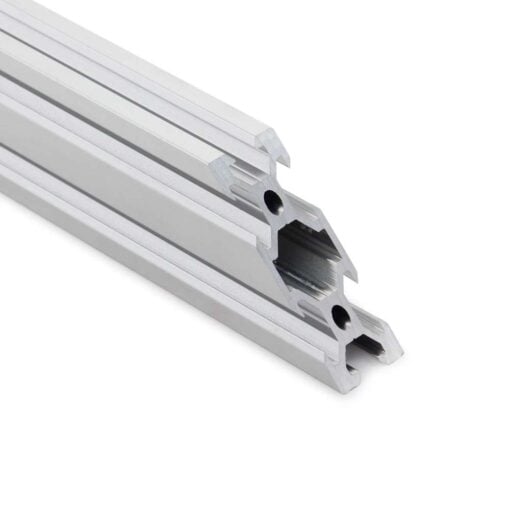 20x40 Black Aluminium Extrusion Cut At Angle