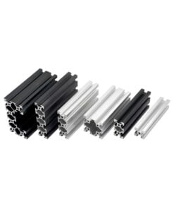 Picture of all 20 Series v/t-slot aluminium extrusion from Ooznest