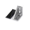 1 x Corner Bracket - 45 Series - 45x90 - With Cover Cap