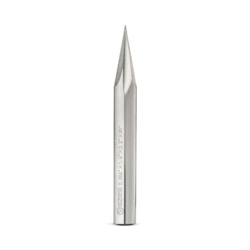 1 x Router Bit - Decorative Engraving - Cut 1/4 - Shank 1/4 -  2 Flute - Length 11/5 - 30 Degree