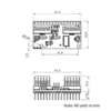 Technical Drawing Of Duet 3 Expansion Board Mini 2XD