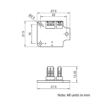 Technical Drawing Of Duet Filament Monitor - Unassembled