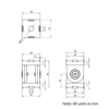Technical Drawing Of Pivot Joint - 30 Series