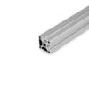 1 x Aluminium Extrusion Profile - T-Slot - 30x30mm - 2 Slot Corner - Silver - Cut to Size