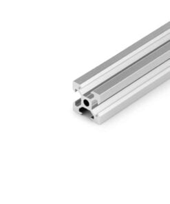 1 x Aluminium Extrusion Profile - T/V-Slot - 20 Series - 20x20mm - Silver - Cut to Size