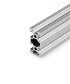 1 x Aluminium Extrusion Profile - T/V-Slot - 20 Series - 20x40mm - Silver - Cut to Size