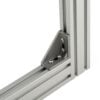 Corner Bracket - 30 Series - 30x60 - With Fixings Joining Aluminium Extrusion