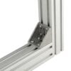 Corner Bracket - 30 Series - 60x60 - With Fixings Joining Aluminium Extrusion