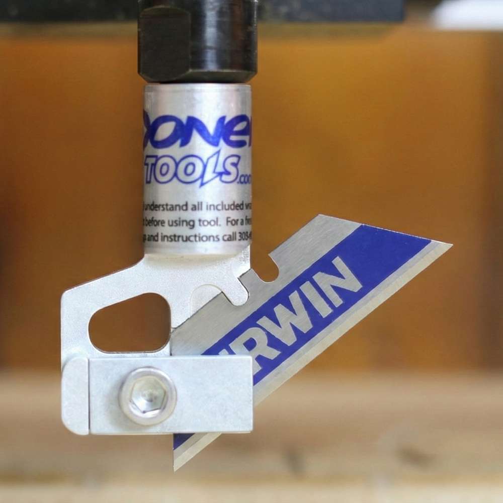 Donek Tools Drag Knife - D4 On CNC Machine