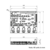 Technical Drawing Of Duet 2 Duex5 Expansion Board