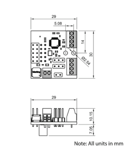 Technical Drawing Of Duet 3 ADC Daughter Board