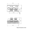 Technical Drawing Of Duet 3 Expansion Board Mini 2+
