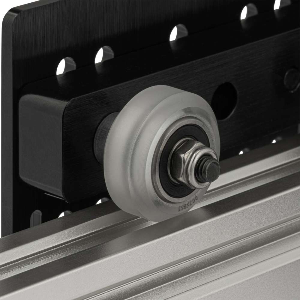 V-Slot Wheel - Polycarbonate On Gantry Plate