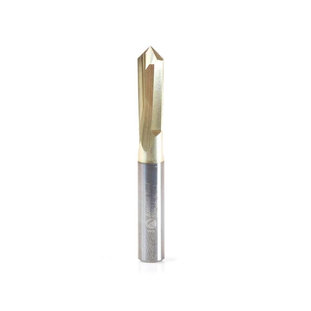 1 x 90° V-Groove CNC Router Bit - 45612 Amana Tool