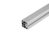 1 x Aluminium Extrusion Profile - T-Slot - 40x40mm - 1 Slot - Silver - Cut to Size