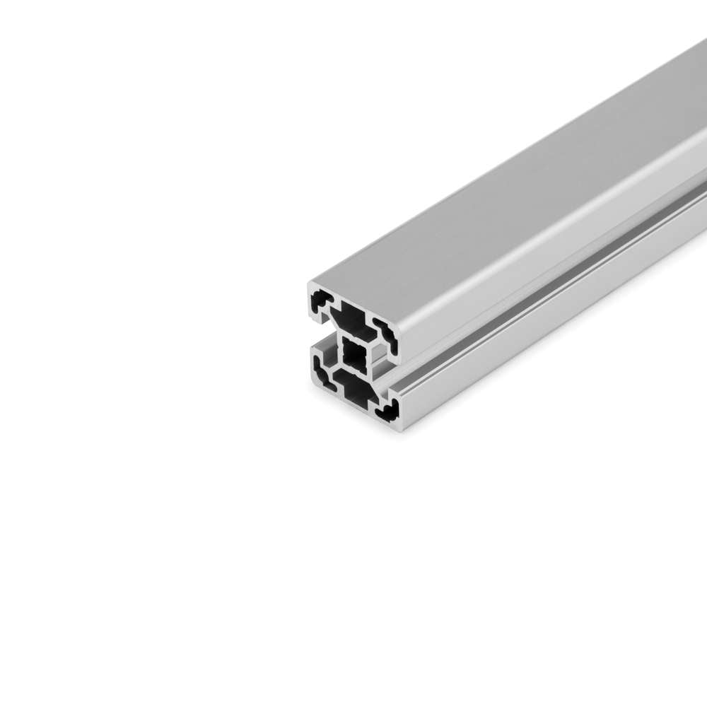 1 x Aluminium Extrusion Profile - T-Slot - 40x40mm - 2 Slot - Silver - Cut to Size