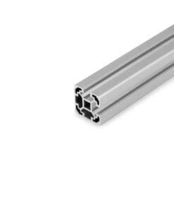1 x Aluminium Extrusion Profile - T-Slot - 40x40mm - 2 Slot Corner - Silver - Cut to Size