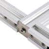 Inner Link Connector - Multiway - 2 Way - With Fixings Joining Aluminium Extrusion