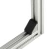Corner Bracket - 20 Series - 20x20 - With Fixings & Cover Cap Joining Aluminium Extrusion