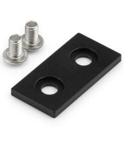 1 x Aluminium End Cap - 20 Series - 20x40 - With Fixings