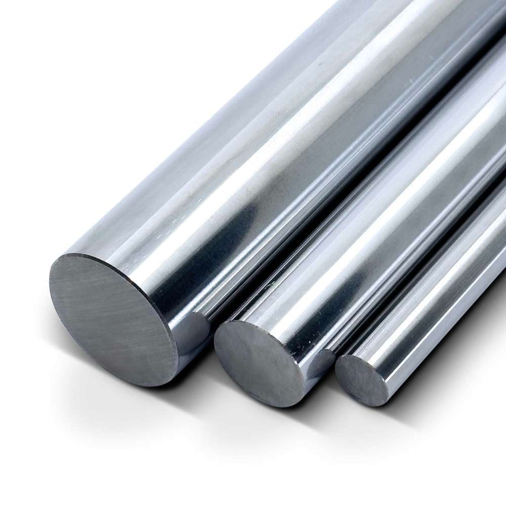 3 x Hardened Ground Linear Shaft - Solid & Chrome Plated - 25mm - Cut To Size
