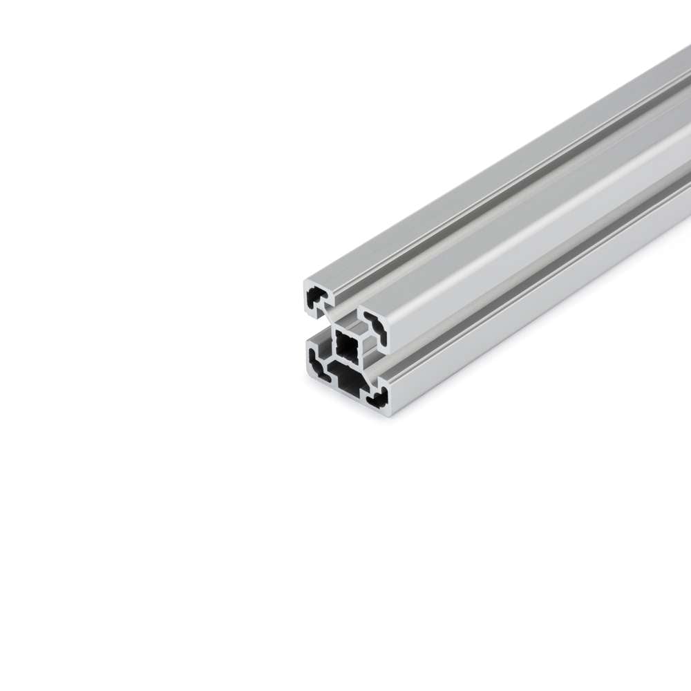 1 x Aluminium Extrusion Profile - T-Slot - 40x40mm - 3 Slot - Silver - Cut to Size
