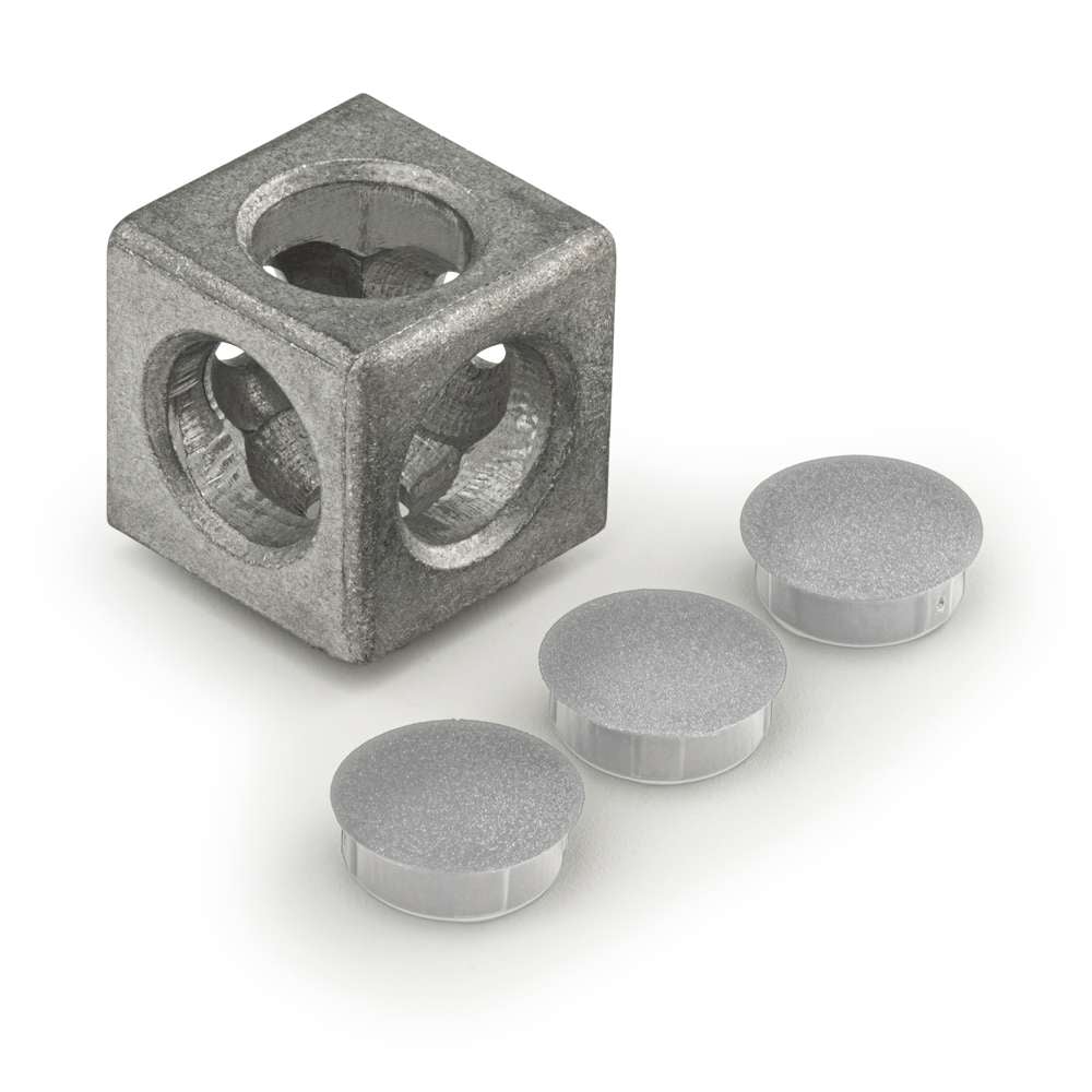 1 x Cube Corner Bracket - 20 Series - 3 Way