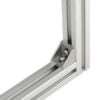 Corner Bracket - 30 Series - 30x30 - With Fixings Joining Aluminium Extrusion