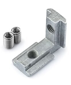 1 x Heavy Duty Inner Link Connector - Butt - Outside - 40 & 45 Series - With Fixings