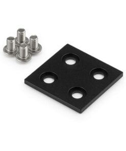 1 x Aluminium End Cap - 20 Series - 40x40 - With Fixings
