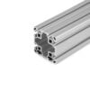 1 x Aluminium Extrusion Profile - T-Slot - 80x80mm - Silver - Cut to Size