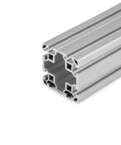 1 x Aluminium Extrusion Profile - T-Slot - 80x80mm - Silver - Cut to Size