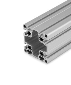 1 x Aluminium Extrusion Profile - T-Slot - 90x90mm - Silver - Cut to Size