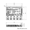 Technical Drawing Of Duet 2 Duex5 Expansion Board